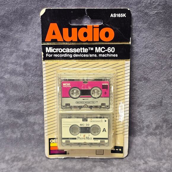 Gemini Industries & Phone-Mate Microcassette MC 60 & MC 30 Recording Device Tape - Picture 4 of 4